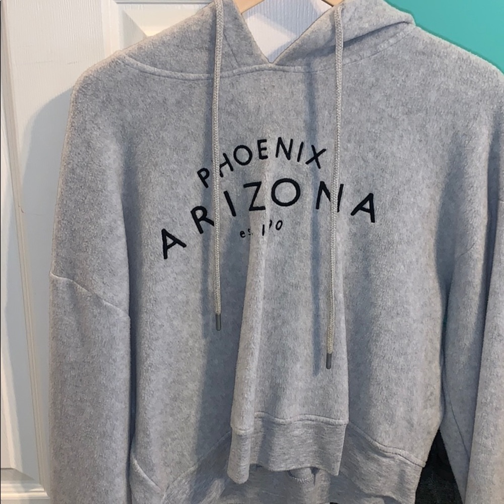 Top shop Fleece Cropped Hoodie